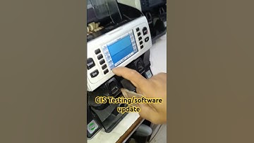 CIS testing/software update New Currency Note#repairing#machine #moneybusiness#factory#engineering