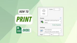 How to Print in Excel | Print Preview, Paper Size & Fit to Page
