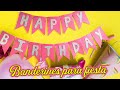 banderines muy faciles de hacer con pocos materiales para cumpleaños