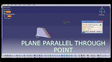 Plane Parallel Through Point  -  CATIA V5  -  CATIALOG
