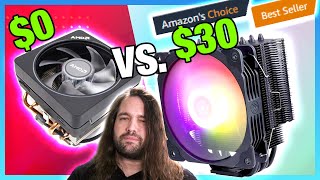 Top Amazon Cooler vs. AMD Stock Cooler: $30 Vetroo V5 Air Cooler Review screenshot 4