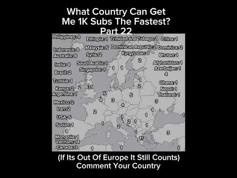 What Country Can Get Me 1K Subs The Fastest? Part 22 #shorts #geography #countryballs #country