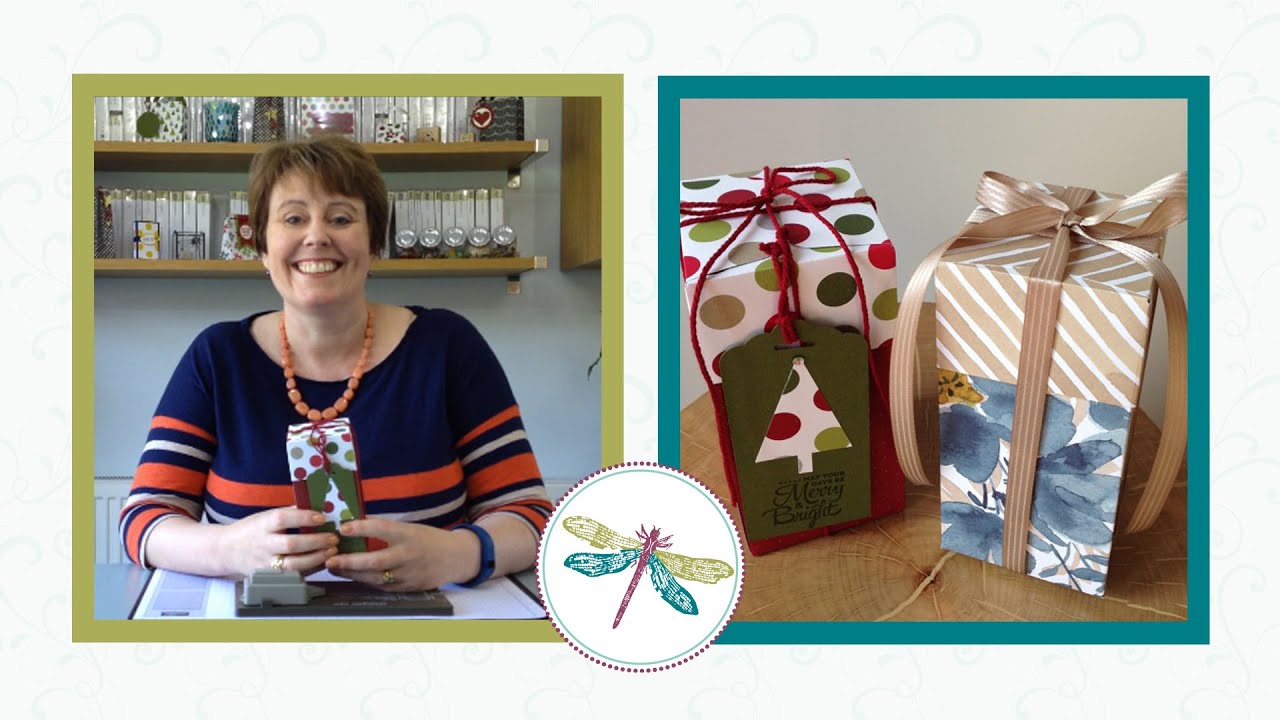 Make a box using the Gift Bag Punch Board by Stampin' Up!