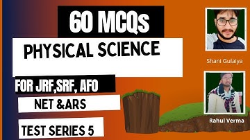 Series- 5 Mock test Of  Physical Science For ICAR-JRF,SRF, NET and AFO