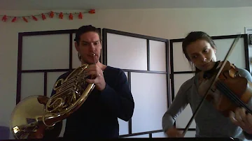 Mozart duo K. 487 No. 5 (for horn and viola)