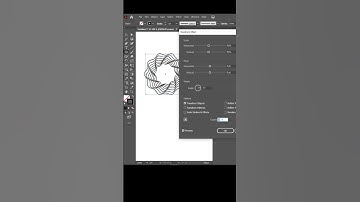 Vortex Effect in Adobe illustrator #adobeillustrator #shorts #graphicdesign