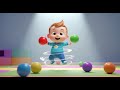 Color Balls &amp; Sing a Song! 🎨🎶 | Fun Color Learning Song for Kids | Sing Along Nursery Rhyme