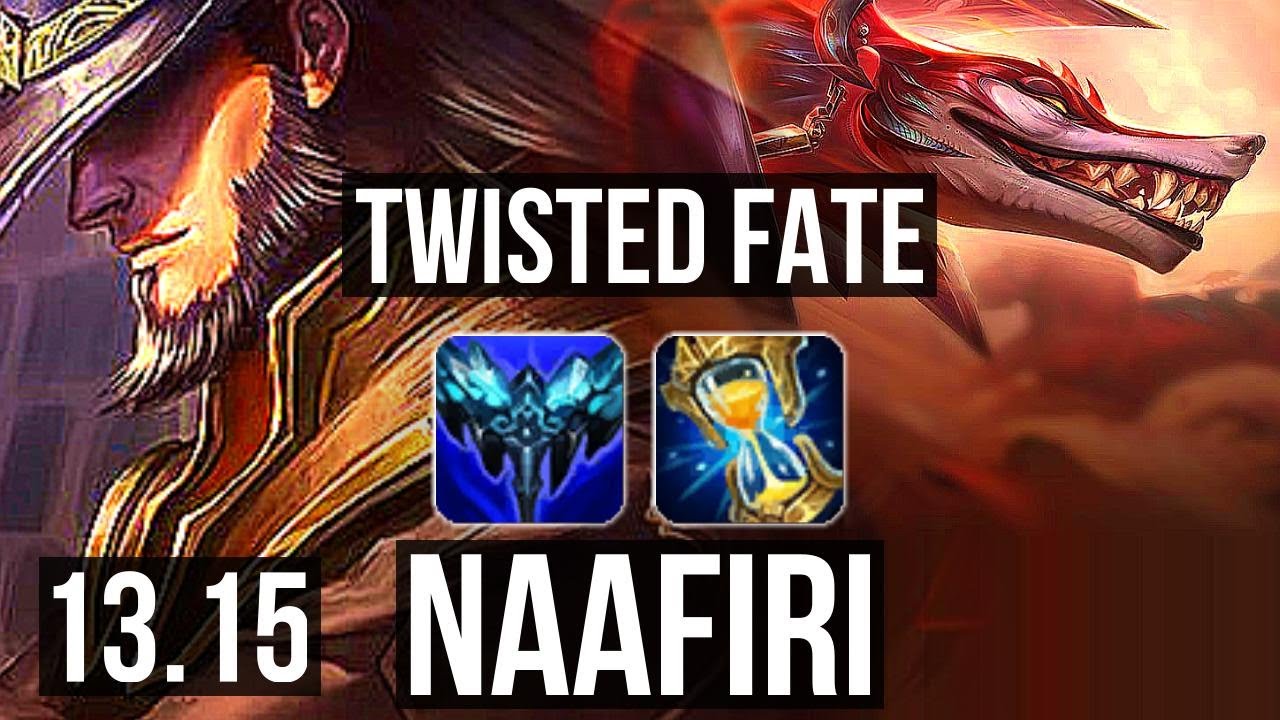 TWISTED FATE vs NAAFIRI (MID) | 2.4M mastery, 1500+ games, 2/1/9 | KR Grandmaster | 13.15