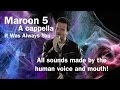 Maroon 5 // It Was Always You // Acapella Cover by Jared Halley