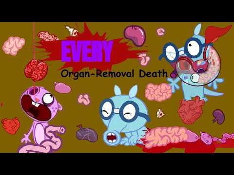 Happy Tree Friends Facts - All Organ Removal Deaths