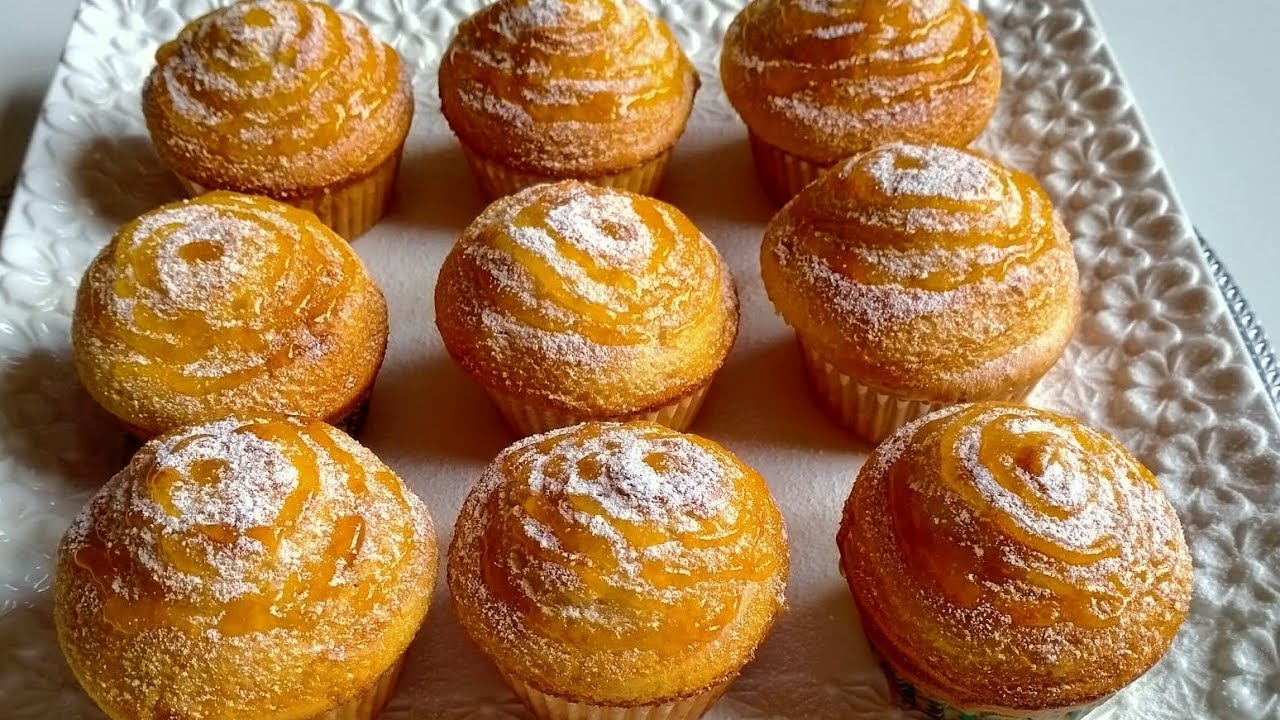 La farai tutti i giorni QUESTO DOLCE MUFFIN SEMPLICE alla marmellata DI ALBICOCCHE