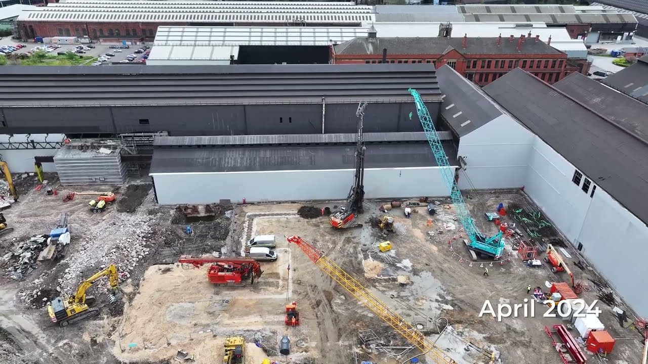 New Forge Update - piling work approaches 70% completion | Sheffield Forgemasters