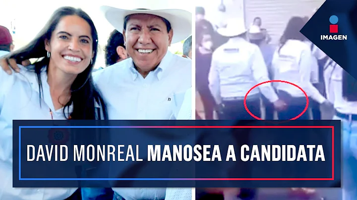 Monreal toca trasero de candidata a alcaldesa en Z...