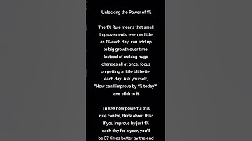 Reading challenge! Unlocking the Power of 1% ✨ #englishreading #englishlearning