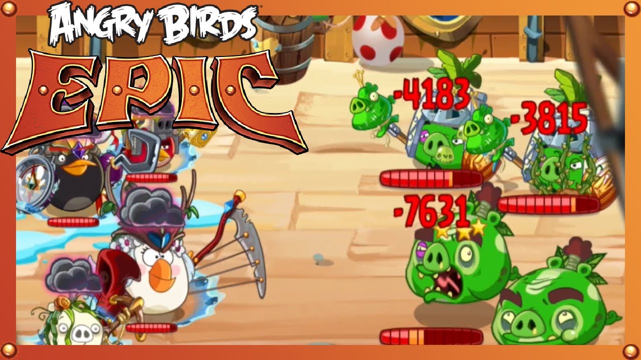 Angry Birds Epic | Piglantis Expedition | Cave 30 Gameplay 1