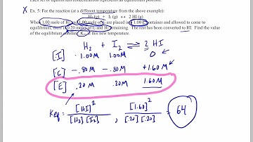 Chemical Equilibrium Part 2: Equilibrium Calculations (ICE box)