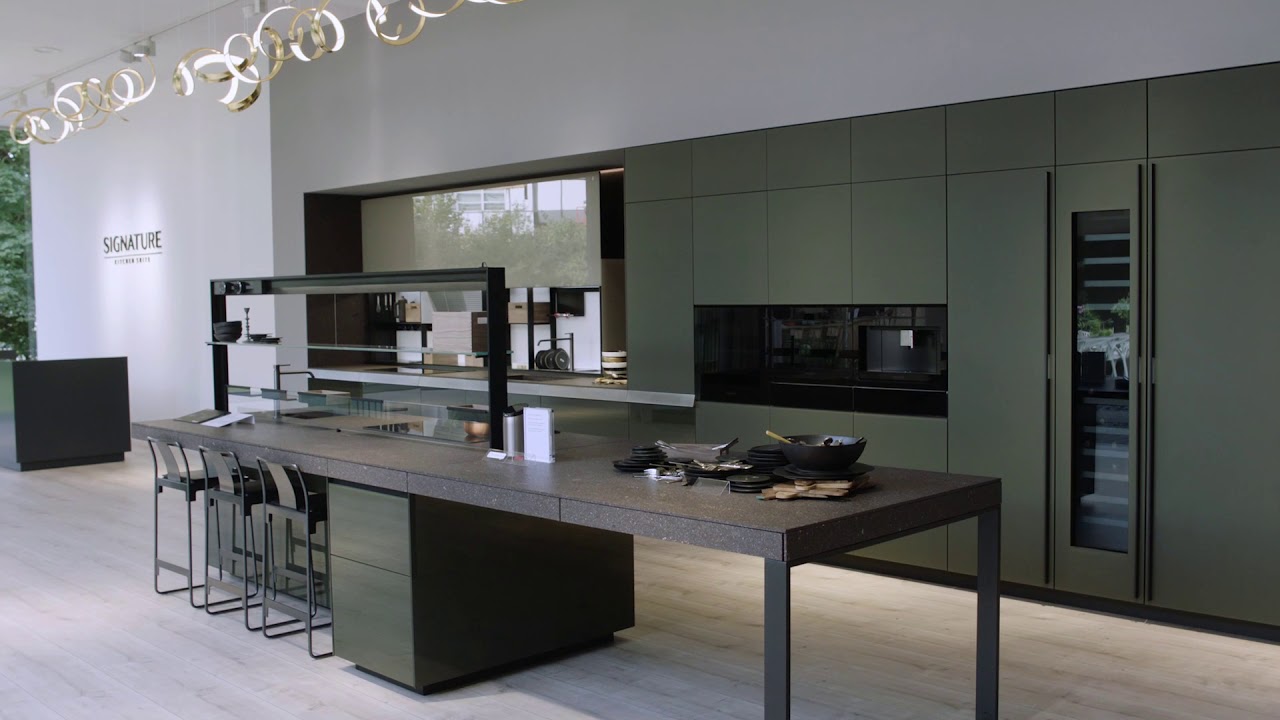 Luminaire installation at 2018 IFA Berlin, LG Signature Kitchen Suite Exhibition