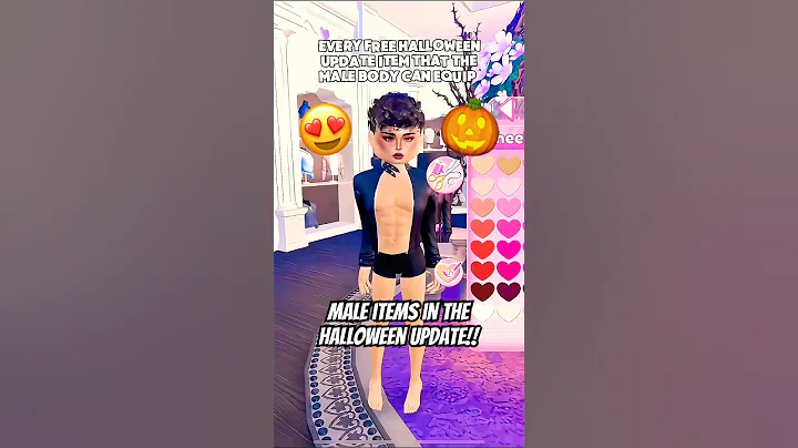 🎃MALE HALLOWEEN ITEMS!! 😍❤️ #dti #dresstoimpress #halloween #update #secret #roblox #shorts #fyp