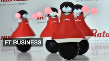 Dancing cheerleader robots