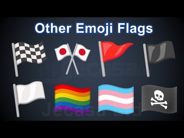 Emoji Meanings Part 50 - Other Emoji Flags | English Vocabulary class=