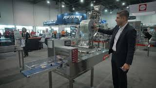 Flow Pack Machine for Snacks & Candy - 120 PPM Horizontal Wrapper | Sleek F40