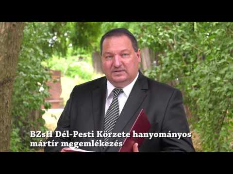 BZsH Dél-Pesti Körzete hanyományos mártír megemlékezései 2017. július 9.
