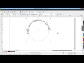 Curso Introducción a CorelDraw X6 - 55 Adaptar Texto a Trayecto y Rellenar con Texto