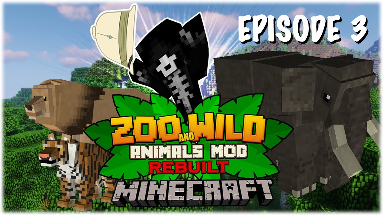 Download Minecraft: Zoo and Wild Animal (ZAWA) Mod - S2E3 - New Zoo Name & Main Entrance!