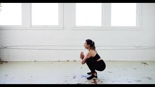 Frog Squat Stretch - Isometric Squat hold
