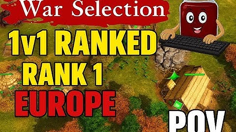 War Selection - 1v1 ranked - rank 1 europe POV