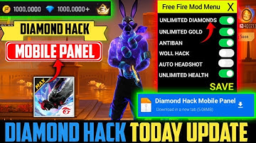 FREE FIRE NEW DIAMOND HACK || FF NEW MOD MENU APK || UNLIMITED DIAMOND SCRIPT || FREE FIRE HACK
