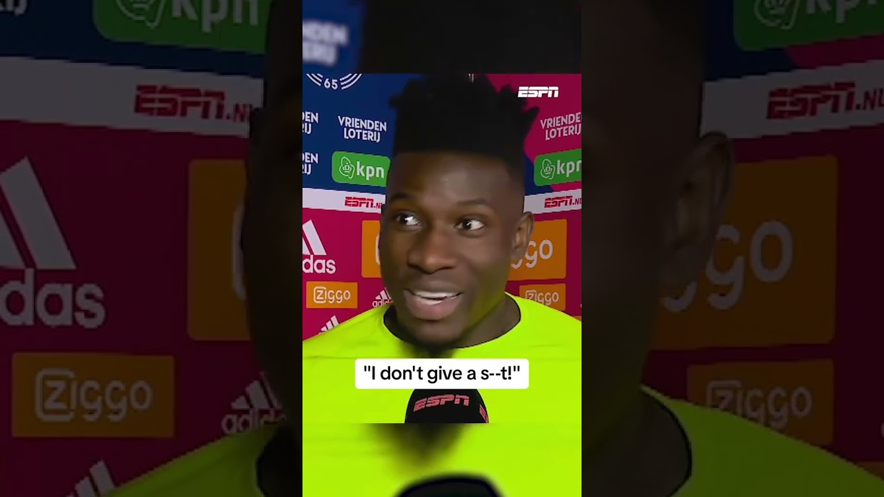 Andre Onana isn't worried about criticism 😤 
