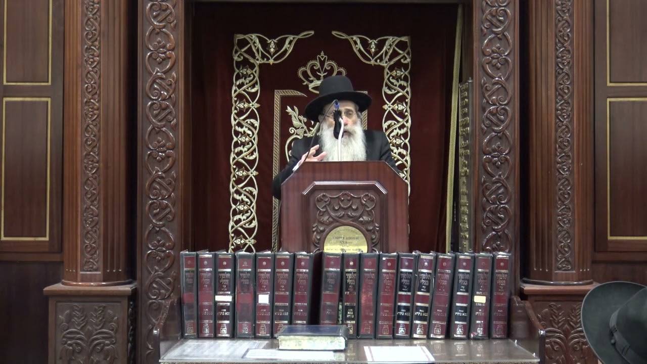 הספד על מרן הגר"ח קניבסקי זצ"ל מחתנו הג"ר שרגא שטיינמן שליט"א בישיבת יקירי ירושלים