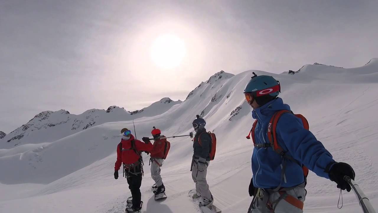 Heli snowboarding Alaska YouTube