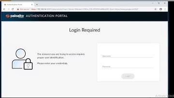 Captive Portal PaloAlto