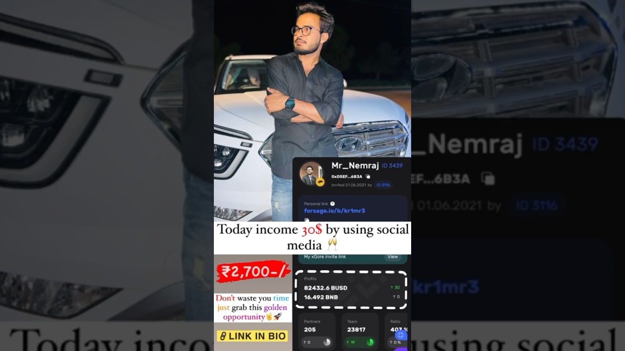 Join forsage earn big amounts | forsage.io | Busd | crypto currency 