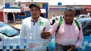 Taxistas refrendan apoyo a Pepe Gómez, candidato d partido verde a la alcaldía d #temamatla #edoméx
