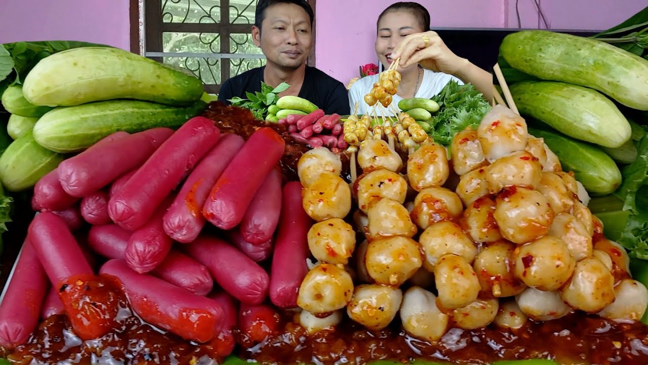 ลูกชิ้นฮอทดอกนึ่งน้ำจิ้มเข้มข้นแกล้มผักสดโหระพาแตงกรอบแซ่บคักจ้า|3 มีนาคม2026