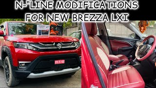 NEW BREZZA CNG MODIFIED WITH N- LINE INTERIOR✅BLAUPUNKT SANTA ROSA 985 and HERTZ SPEAKERS✅