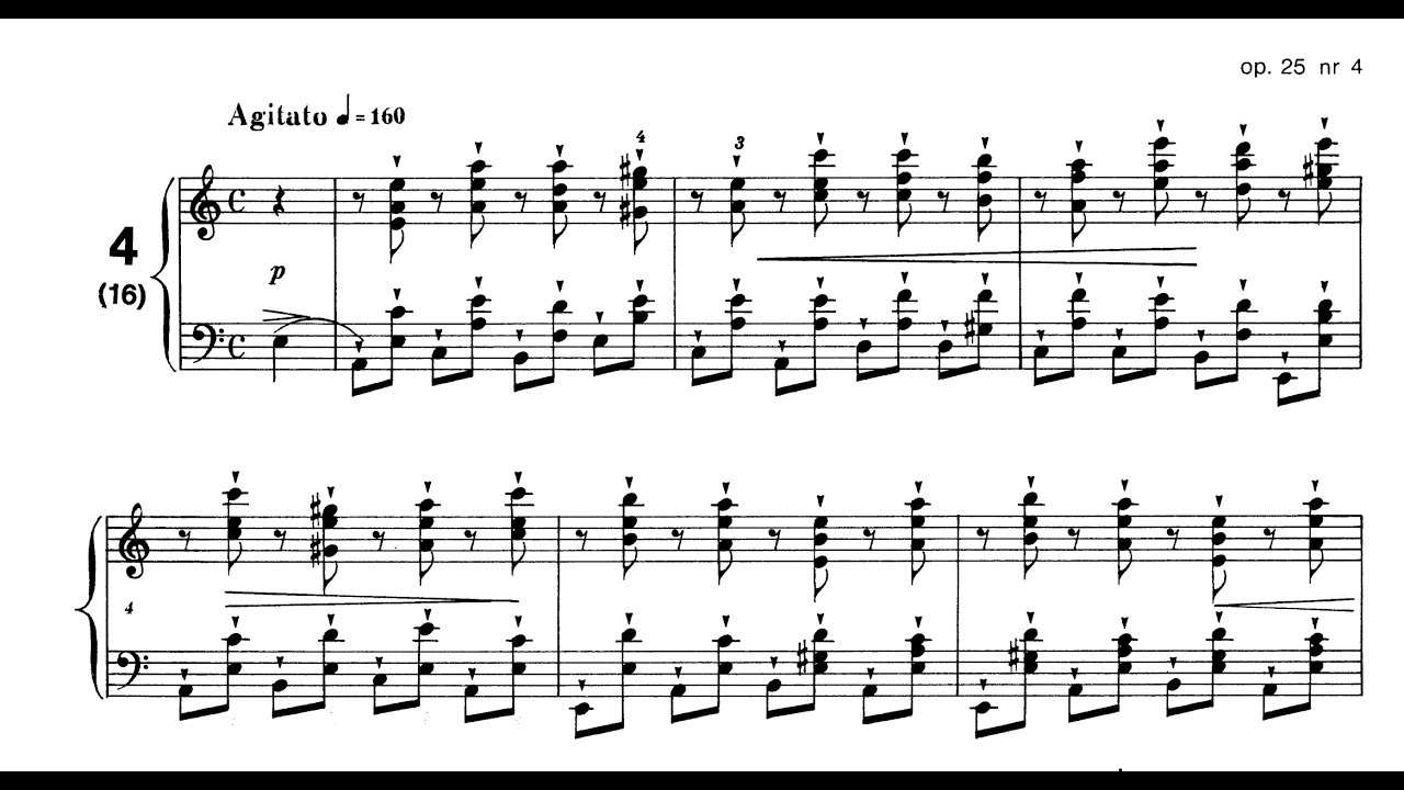 Chopin - Etude Op. 25, No. 4 [Yunchan Lim] - youtube