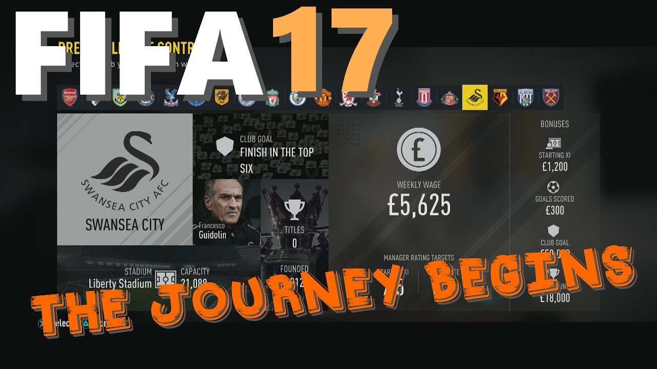 Fifa 17 JOURNEY Gameplay - Walkthrough #1