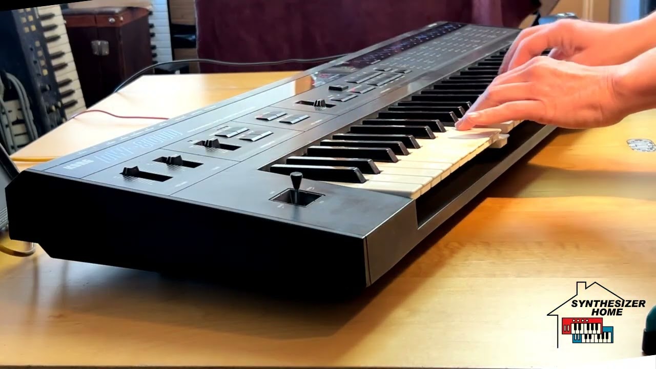 KORG DW-8000 (1986) - YouTube