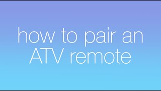 How to pair an Apple TV remote screenshot 2
