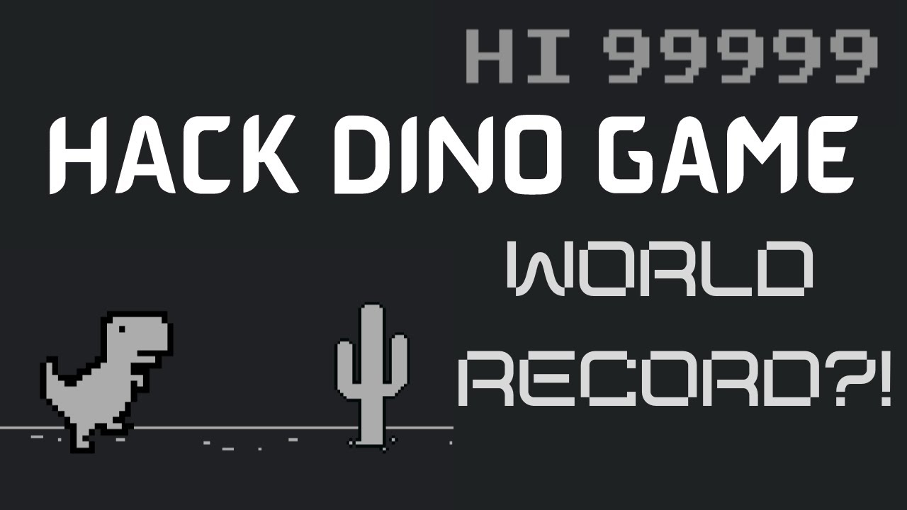 How to hack Chrome Dino Game! : r/programming