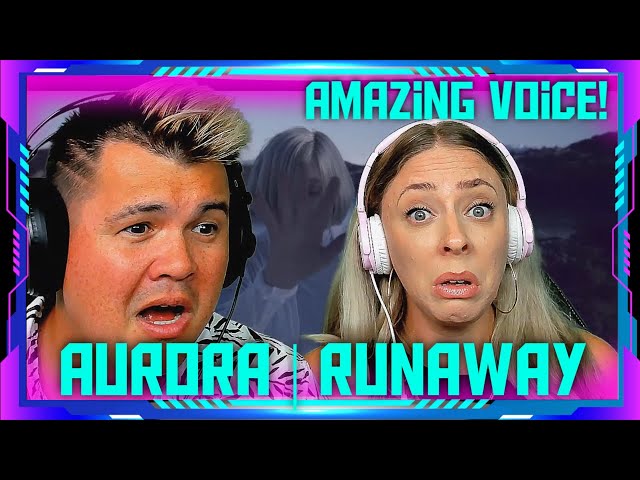 Americans Reaction to AURORA - Runaway | THE WOLF HUNTERZ Jon and Dolly class=