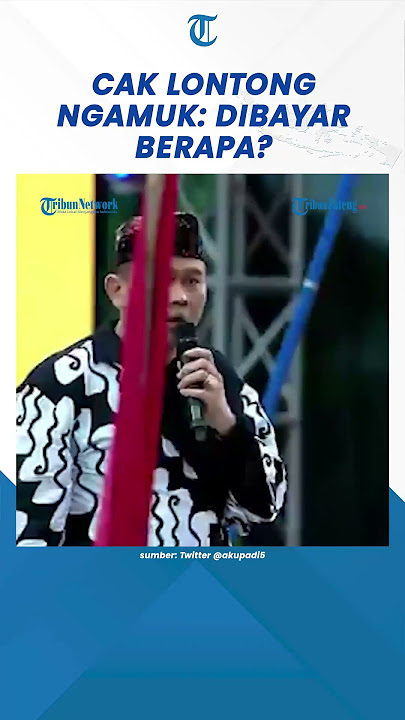 Cak Lontong Ngamuk Melotot ke Pendukung Acungkan 2 Jari Saat Kampanye Ganjar-Mahfud
