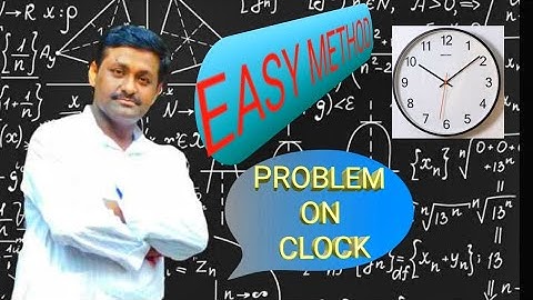 ON CLOCK// COMPETITIVE EXAM// SUBHANKAR DUTTA// MATHEMATICS TUTORIAL @ SUBHANKAR