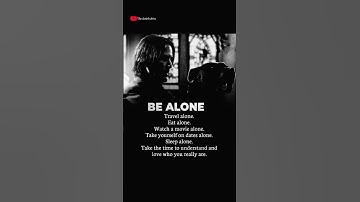 Be alone ⚡😡💪 #motivation #makepositivitylouder #mindset #inspirationalquotes #grind #goals #success