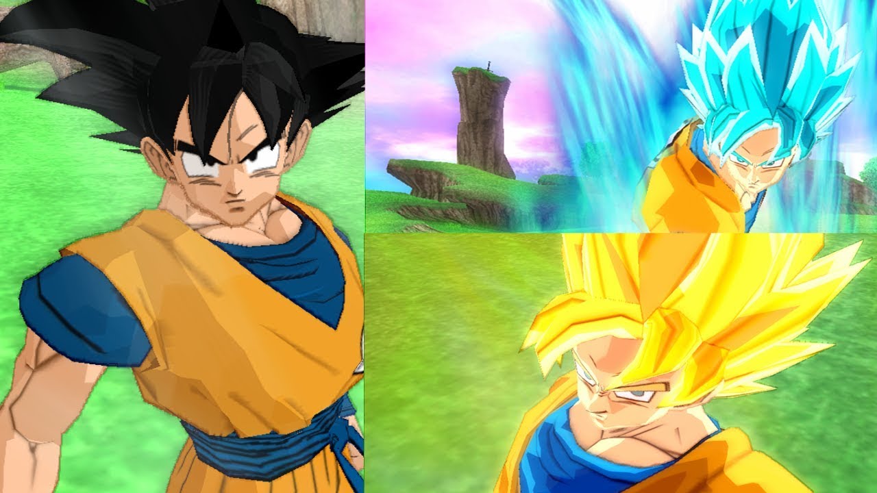 Goku Movie Base -SSJ- SSGSS | Dragon Ball Z Budokai ...