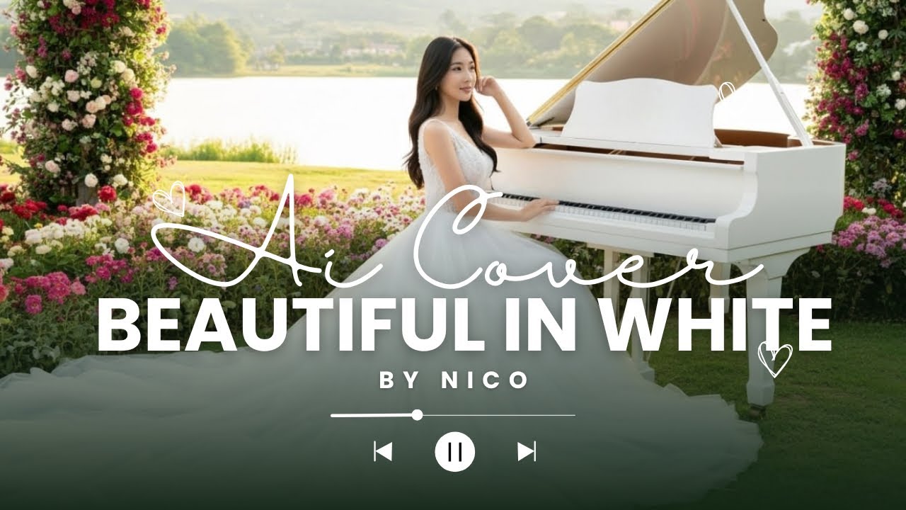 Beautiful in White – AI Cover by Nico 👰✨🤍